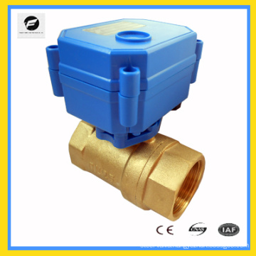 TF electrical motorized ball valve Brass DN15 DN20 DN25 two way/three way